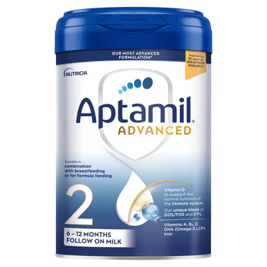 Aptamil Advanced 2 Follow On Baby Milk Formula Powder 6-12 Months 800g