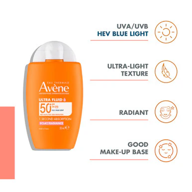 Avene Ultra Fluid Radiance SPF50+ for All Skin Types - Image 3