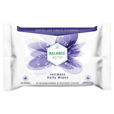 Balance Activ Daily Intimate Daily Wipes 20 Wipes