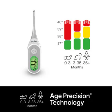 Braun Age Precision Digital Stick Thermometer PRT2000 - Image 3