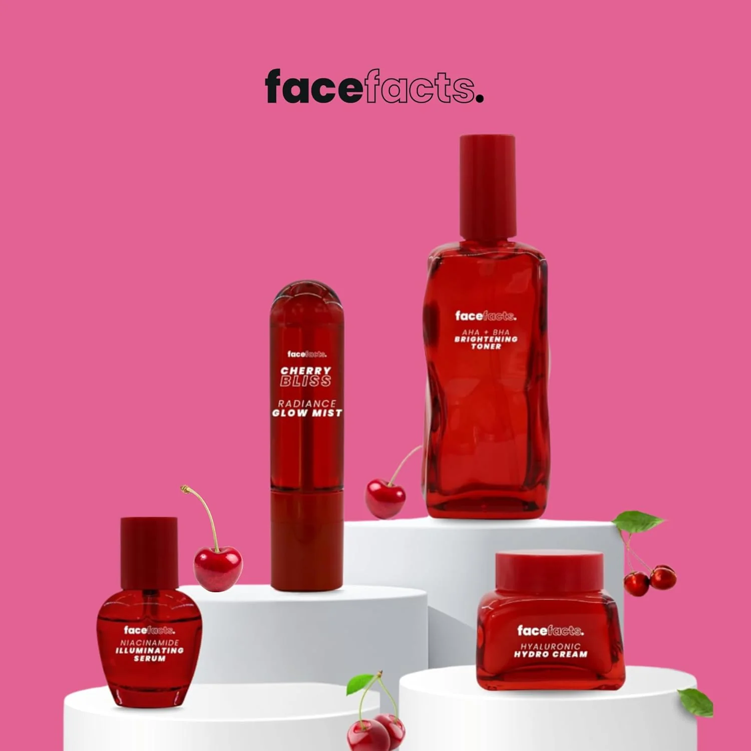 Face Facts Cherry Bliss - Niacinamide Illuminating Serum 30ml - Image 5