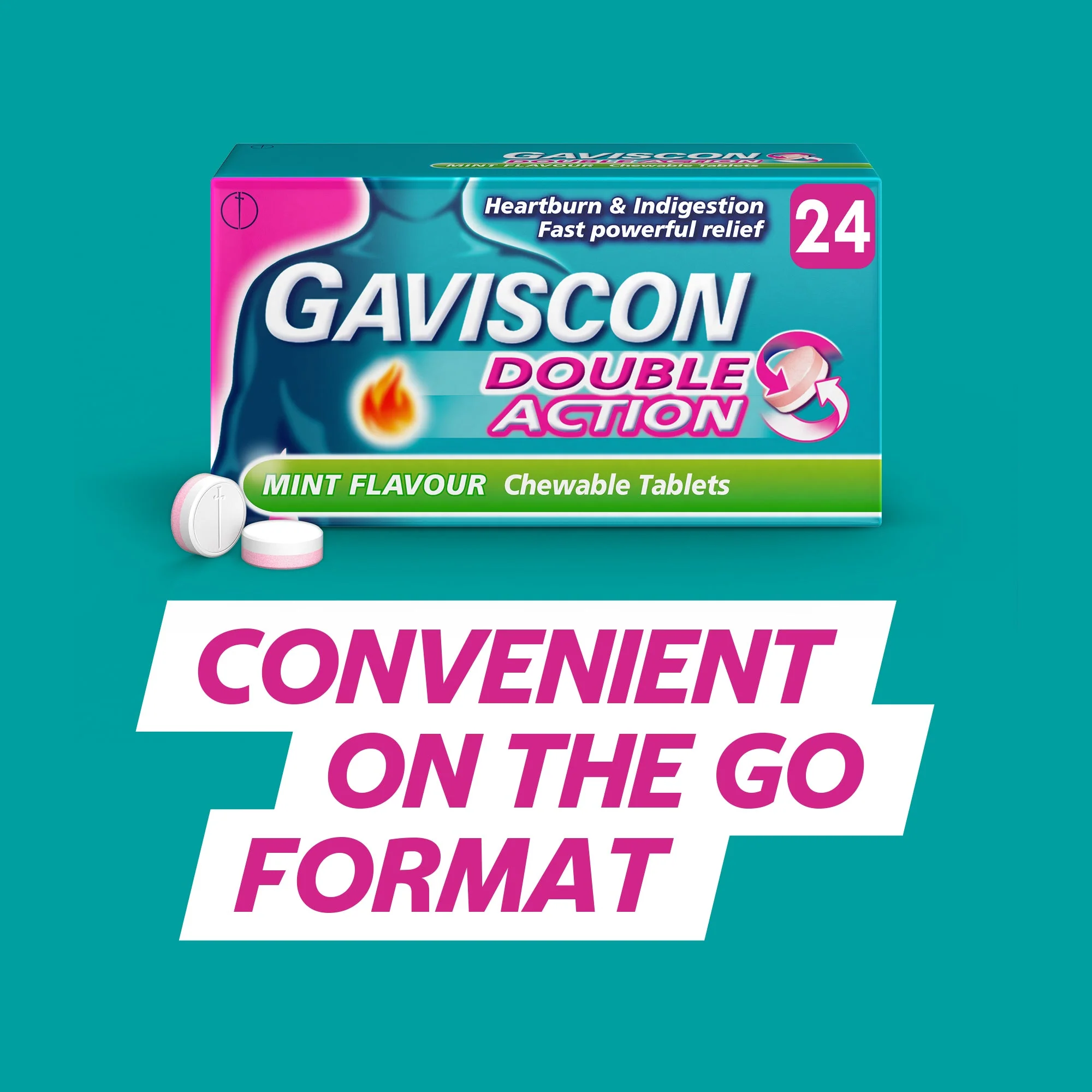 Gaviscon Double Action chewable tablets mint - Image 5