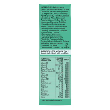 Health & Her Multivitamin for Women Taking Hormone Replacement Therapy HRT 60 Caplets - Image 3
