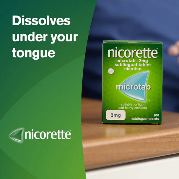 Nicorette Microtab 2mg Nicotine Sublingual 100 Tablets - Image 5