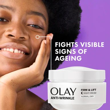Olay Anti-Wrinkle Firm & Lift Night Cream 50ml - Image 6