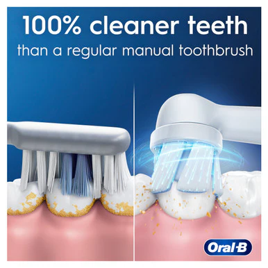 Oral-B iO2 White Electric Toothbrush + Travel Case - Image 6