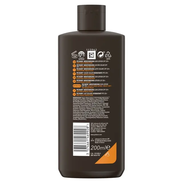 Piz Buin Allergy Sun Sensitive Skin Lotion SPF 50 200ml - Image 2