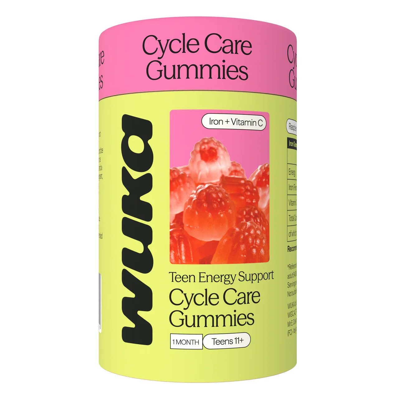WUKA Teen Cycle Care Iron & Vitamin C 60 Gummies